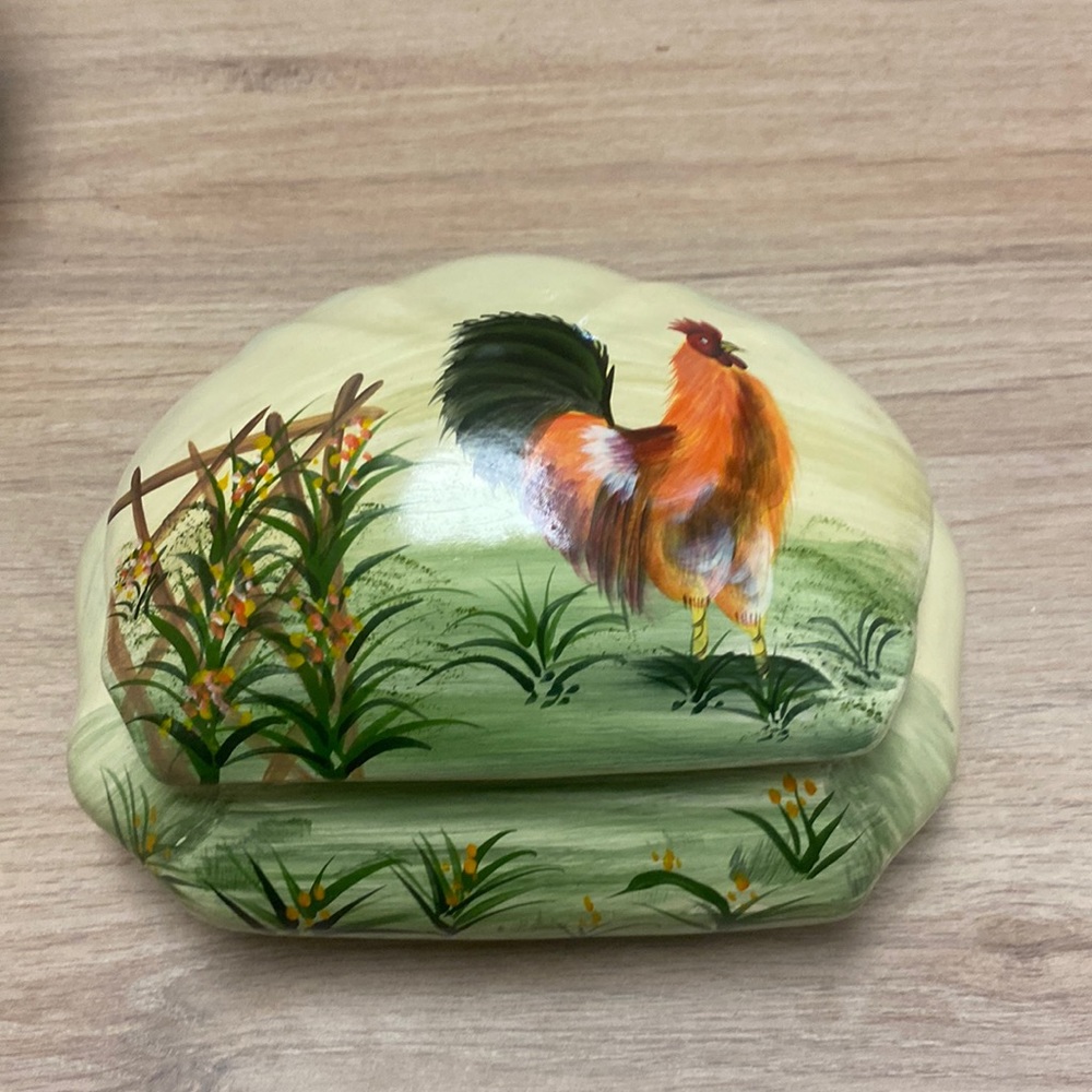 Vintage Chicken Container